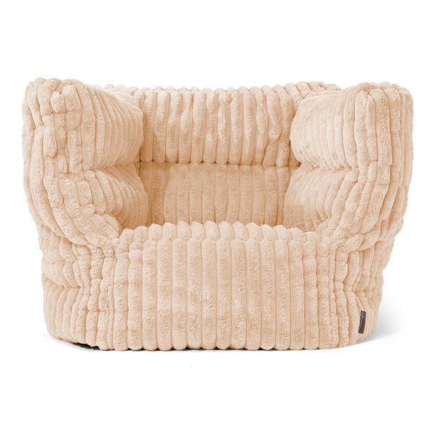 Louis Zitzak Fauteuil - Ultra Pluche Corduroy Perzik 01