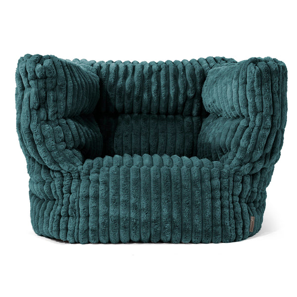 Louis Zitzak Fauteuil - Ultra Pluche Corduroy Teal 01