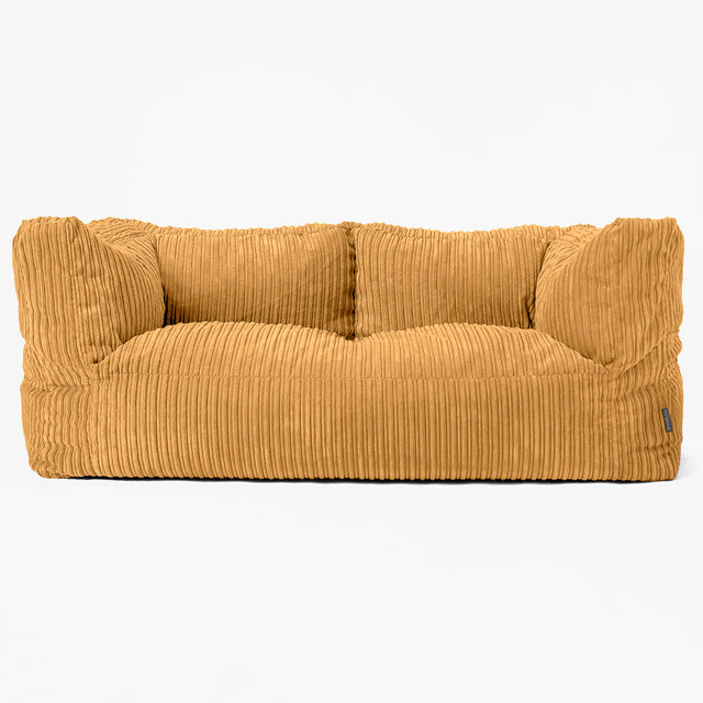 Albert 2-zitsbank Zitzak - Corduroy Gouden Honing 01