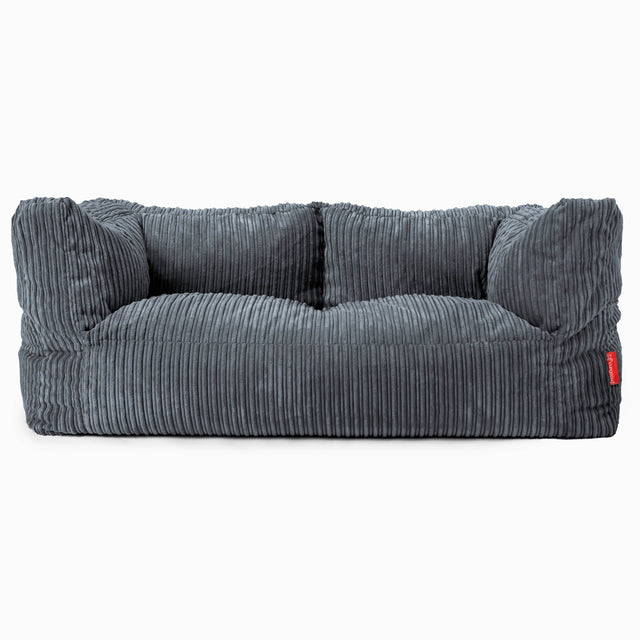 Albert 2-zitsbank Zitzak - Corduroy Leisteengrijs 01