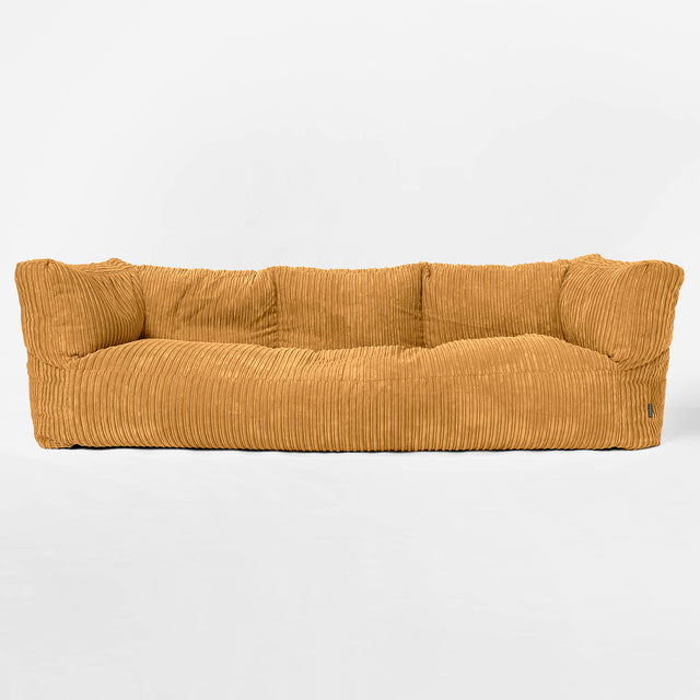 Albert 3-zitsbank Zitzak - Corduroy Gouden Honing 01