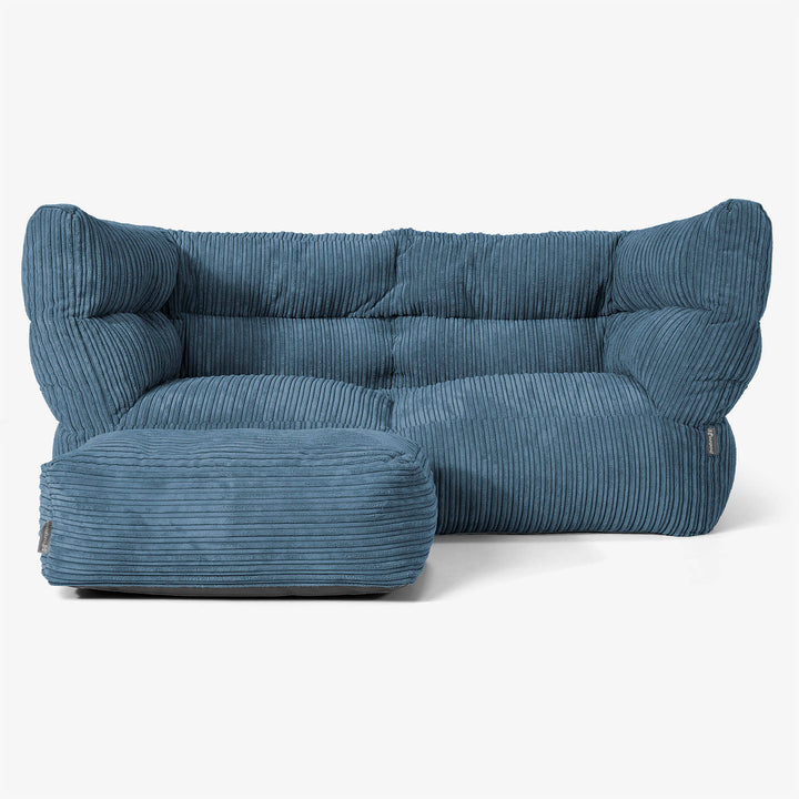 Albert 2-zitsbank Zitzak 2.0 - Corduroy Marineblauw 02