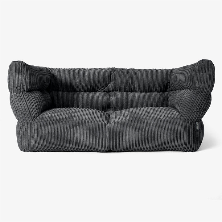 Albert 2-zitsbank Zitzak 2.0 - Corduroy Zwart 01