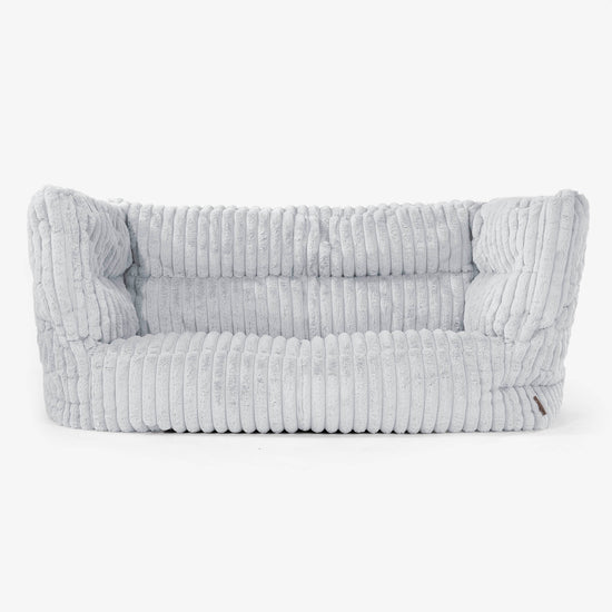 Albert 2-zitsbank Zitzak 2.0 - Ultra Pluche Corduroy Eendenei Blauw 01