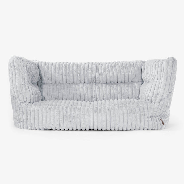 Albert 2-zitsbank Zitzak 2.0 - Ultra Pluche Corduroy Eendenei Blauw 01