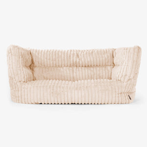 Albert 2-zitsbank Zitzak 2.0 - Ultra Pluche Corduroy Perzik