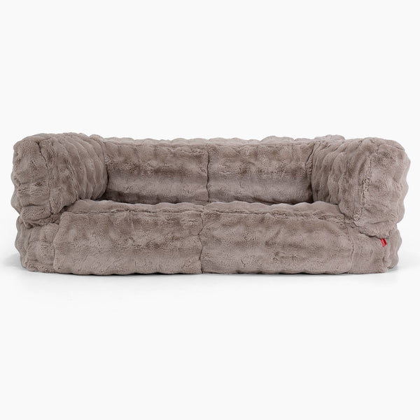 Albert 2-zitsbank Zitzak - Namaakbont Bubble Mink 01