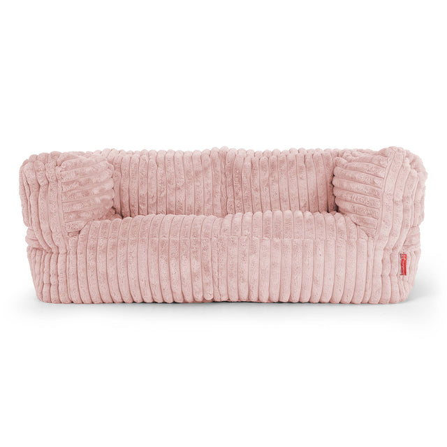 Albert 2-zitsbank Zitzak - Ultra Pluche Corduroy Stoffig Roze 01