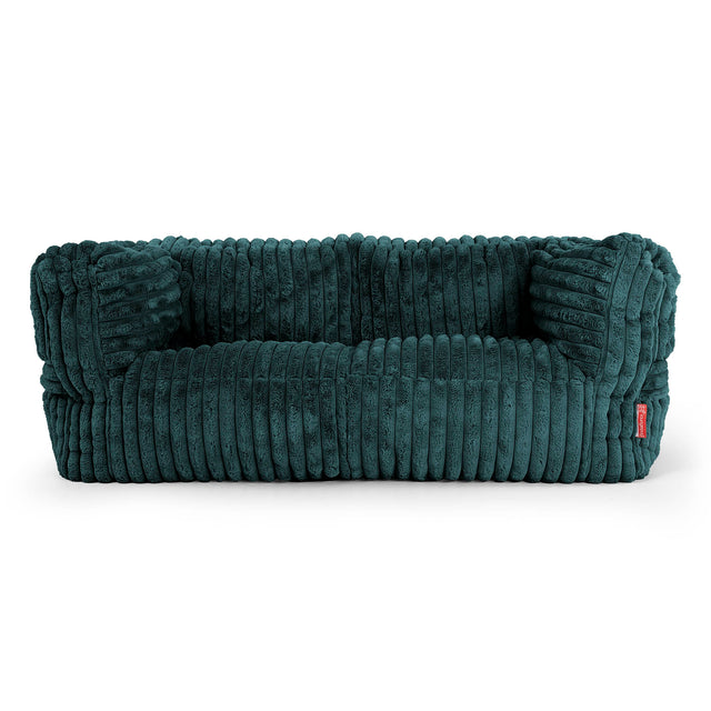 Albert 2-zitsbank Zitzak - Ultra Pluche Corduroy Teal 01