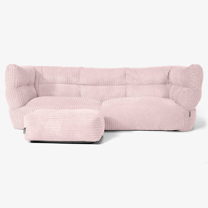 Albert 3-zitsbank Zitzak 2.0 - Corduroy Blozen Roze 02