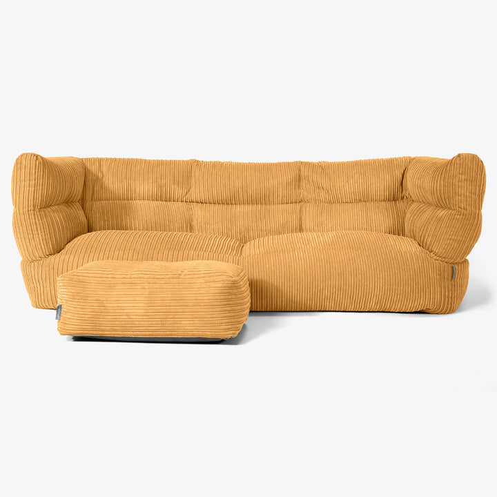 Albert 3-zitsbank Zitzak 2.0 - Corduroy Gouden Honing 02