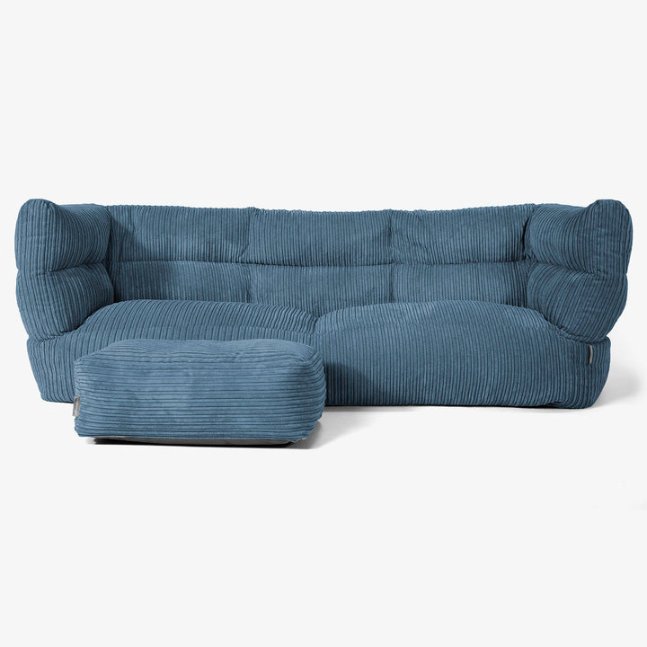 Albert 3-zitsbank Zitzak 2.0 - Corduroy Marineblauw 02