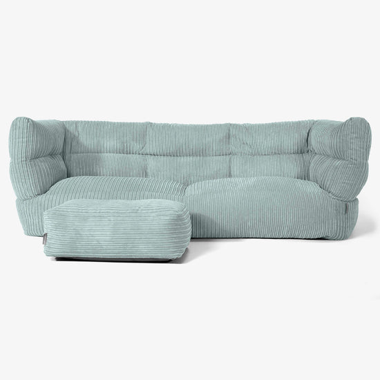 Albert 3-zitsbank Zitzak 2.0 - Corduroy Mintgroen 02