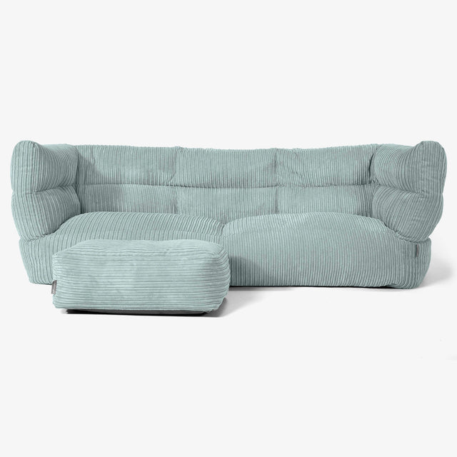Albert 3-zitsbank Zitzak 2.0 - Corduroy Mintgroen 02