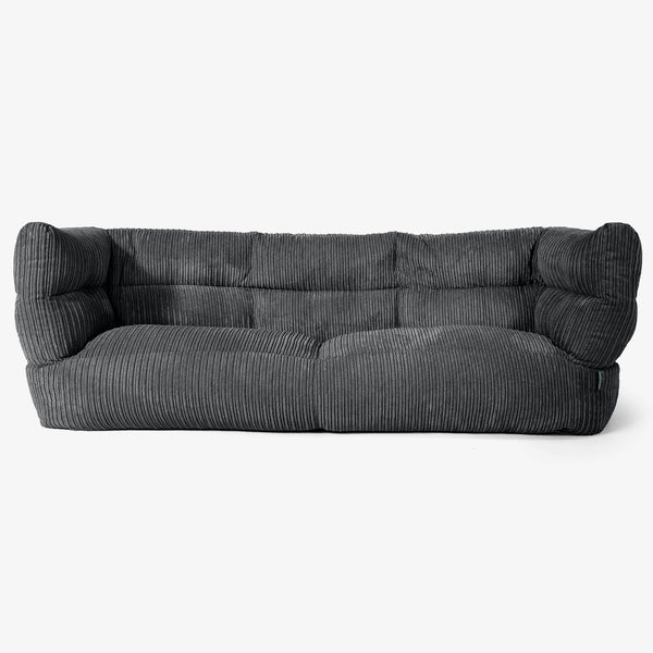 Albert 3-zitsbank Zitzak 2.0 - Corduroy Zwart 01