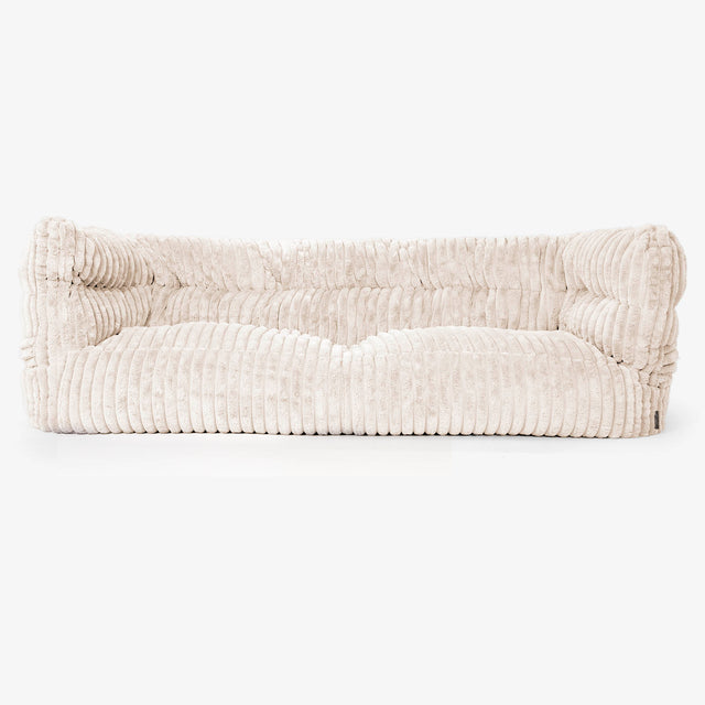Albert 3-zitsbank Zitzak 2.0 - Ultra Pluche Corduroy Crème 01