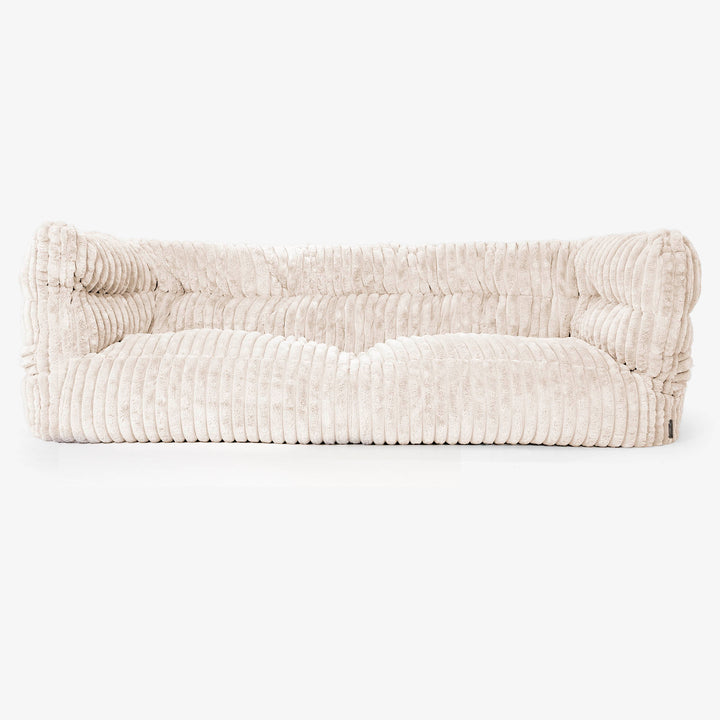 Albert 3-zitsbank Zitzak 2.0 - Ultra Pluche Corduroy Crème 01