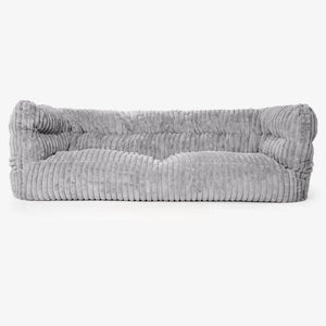 Albert 3-zitsbank Zitzak 2.0 - Ultra Pluche Corduroy Grijs