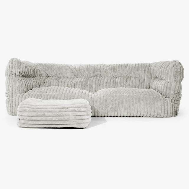 Albert 3-zitsbank Zitzak 2.0 - Ultra Pluche Corduroy Saliegroen 02