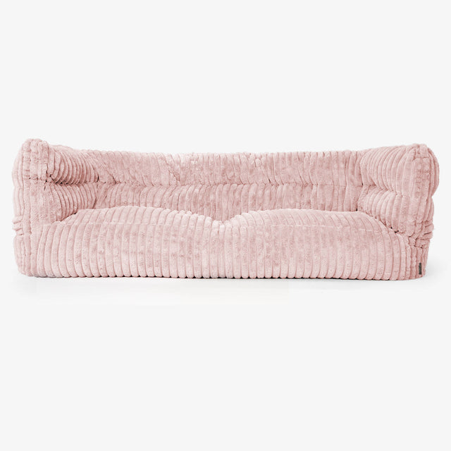Albert 3-zitsbank Zitzak 2.0 - Ultra Pluche Corduroy Stoffig Roze 01
