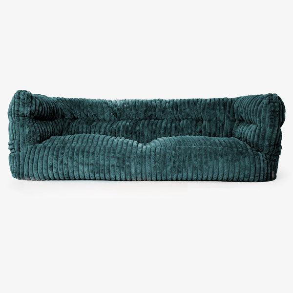 Albert 3-zitsbank Zitzak 2.0 - Ultra Pluche Corduroy Teal 01