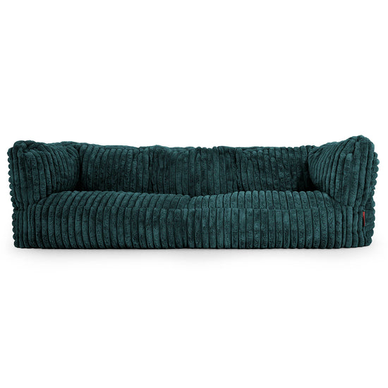Albert 3-zitsbank Zitzak - Ultra Pluche Corduroy Teal 01