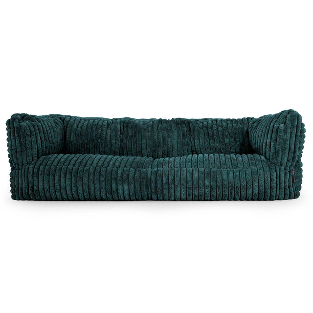 Albert 3-zitsbank Zitzak - Ultra Pluche Corduroy Teal 01