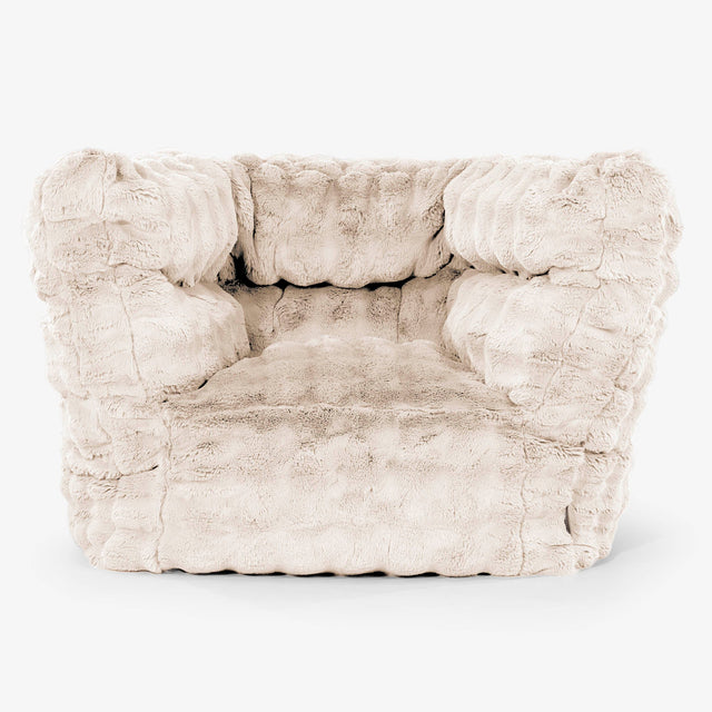 Louis Zitzak Fauteuil Vervangende Hoes - Namaakbont Bubble 01