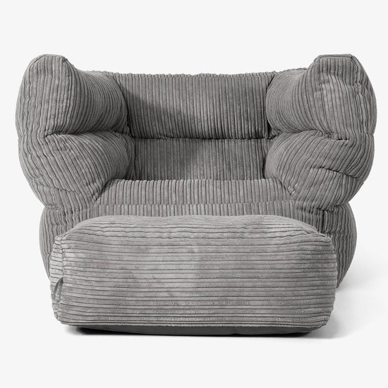 Albert Zitzak Fauteuil 2.0 - Corduroy Graphite Grijs 02