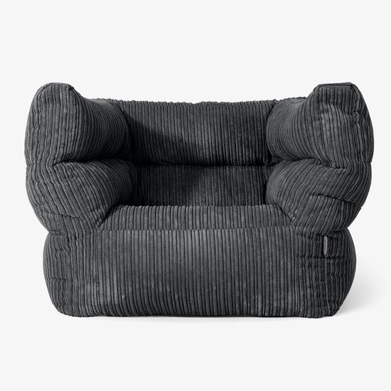 Albert Zitzak Fauteuil 2.0 - Corduroy Zwart 01