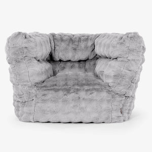 Albert Zitzak Fauteuil 2.0 - Namaakbont Bubble Grijs