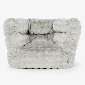 Albert Zitzak Fauteuil 2.0 - Namaakbont Bubble Saliegroen