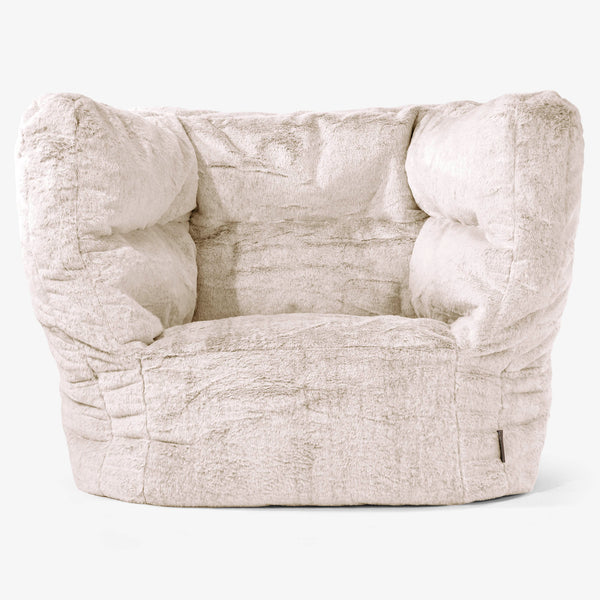 Albert Zitzak Fauteuil 2.0 - Nepkonijnenbont Goudbruin 01