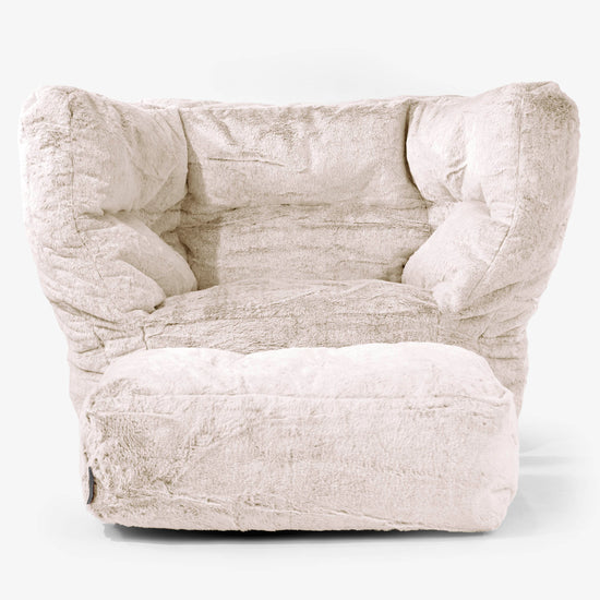 Albert Zitzak Fauteuil 2.0 - Nepkonijnenbont Goudbruin 02