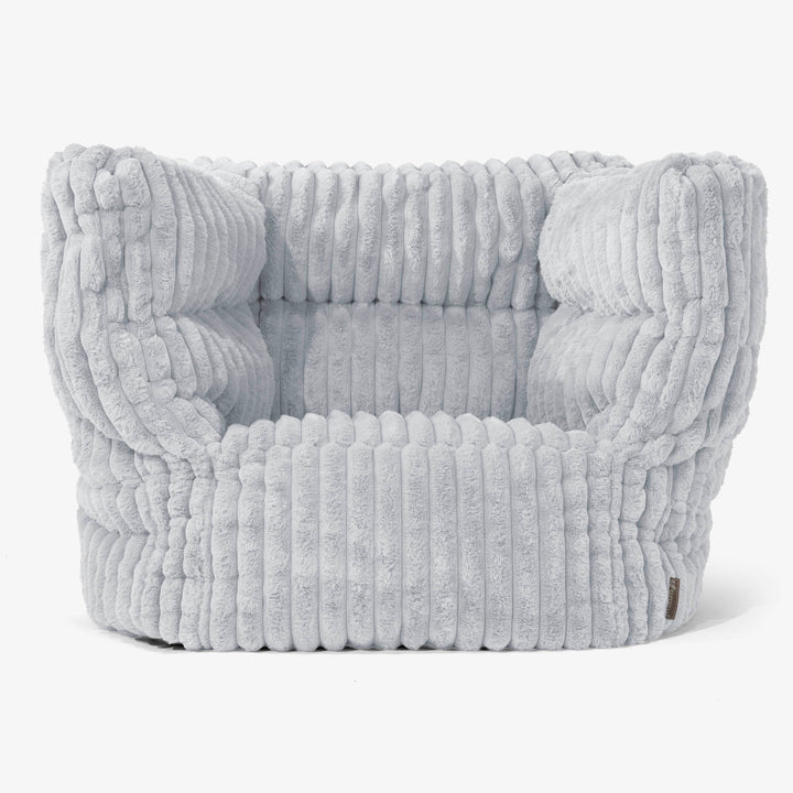 Albert Zitzak Fauteuil 2.0 - Ultra Pluche Corduroy Eendenei Blauw 01