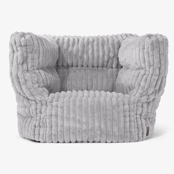 Albert Zitzak Fauteuil 2.0 - Ultra Pluche Corduroy Grijs 01