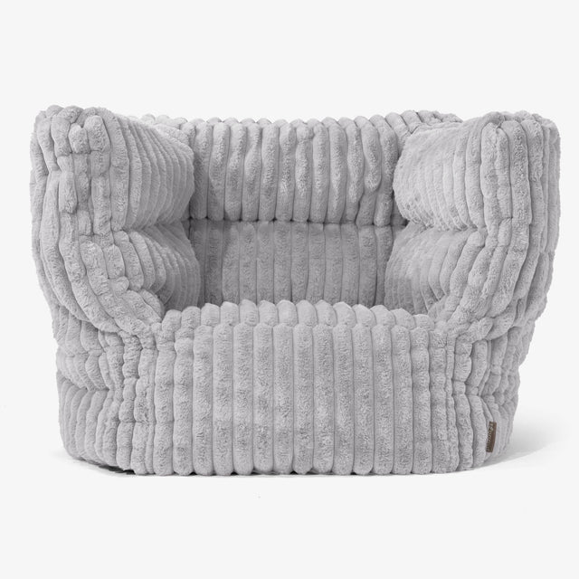 Albert Zitzak Fauteuil 2.0 - Ultra Pluche Corduroy Grijs 01