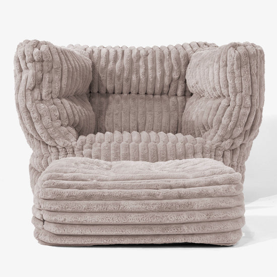 Albert Zitzak Fauteuil 2.0 - Ultra Pluche Corduroy Mink 02