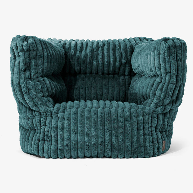 Albert Zitzak Fauteuil 2.0 - Ultra Pluche Corduroy Teal 01