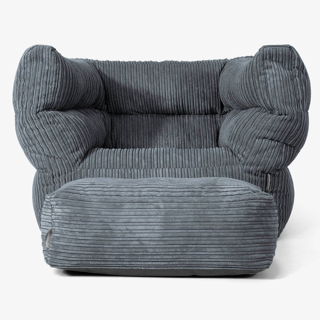 Albert Zitzak Fauteuil 2.0 - Corduroy Leisteengrijs 02
