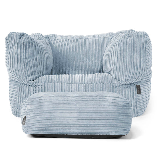 Albert Zitzak Fauteuil - Corduroy Baby Blauw 02