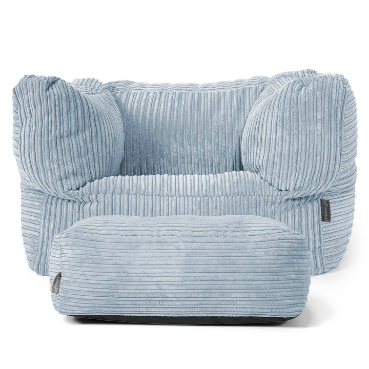 Albert Zitzak Fauteuil - Corduroy Baby Blauw 02