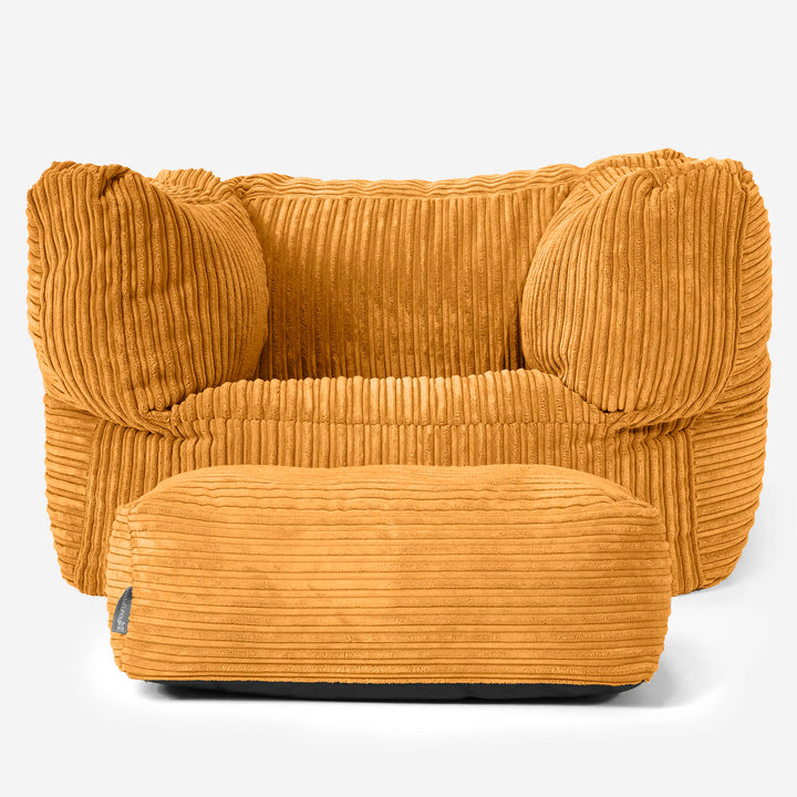 Albert Zitzak Fauteuil - Corduroy Gouden Honing 02