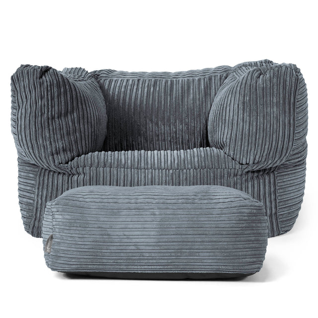 Albert Zitzak Fauteuil - Corduroy Leisteengrijs 02