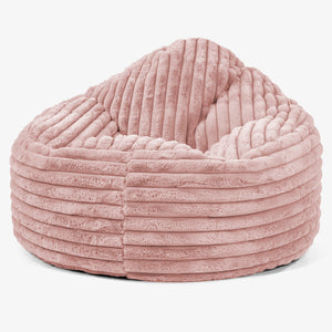 Archi Zitzak - Ultra Pluche Corduroy Stoffig Roze