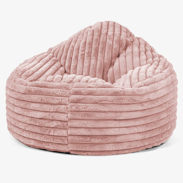 Archi Zitzak - Ultra Pluche Corduroy Stoffig Roze 01