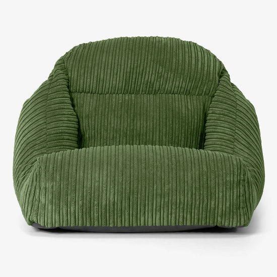 Aya Vloer Zitzakstoel - Corduroy Bosgroen 02