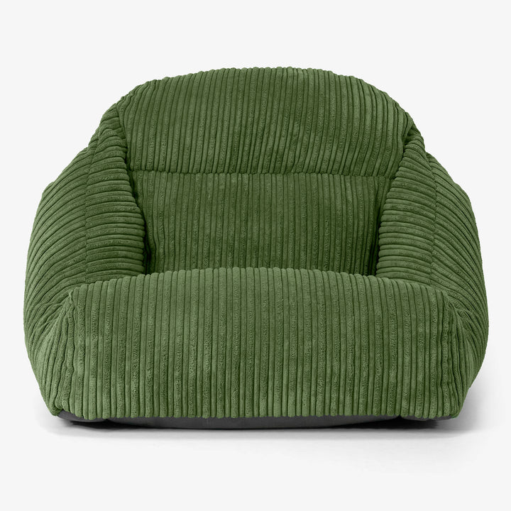 Aya Vloer Zitzakstoel - Corduroy Bosgroen 02