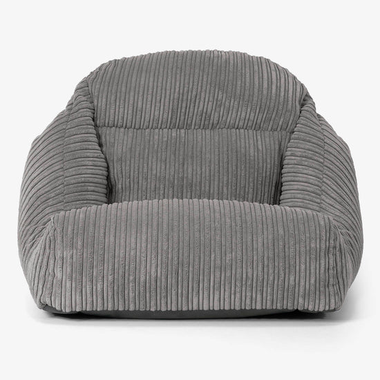 Aya Vloer Zitzakstoel - Corduroy Graphite Grijs 02