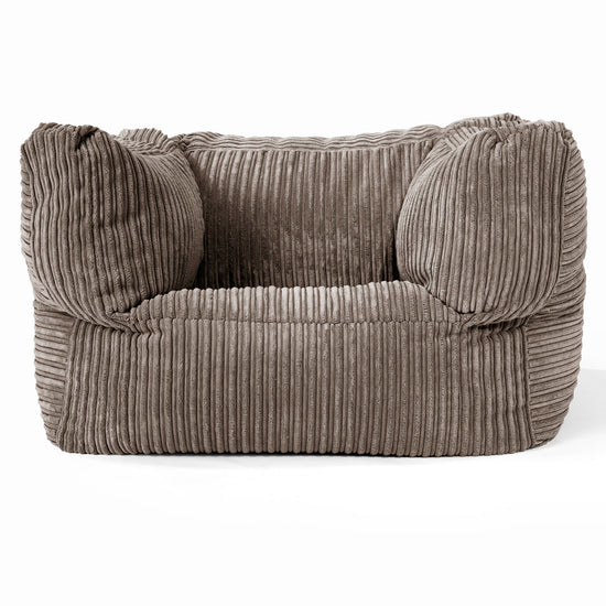 Albert Zitzak Fauteuil - Corduroy Beigegrijs 01